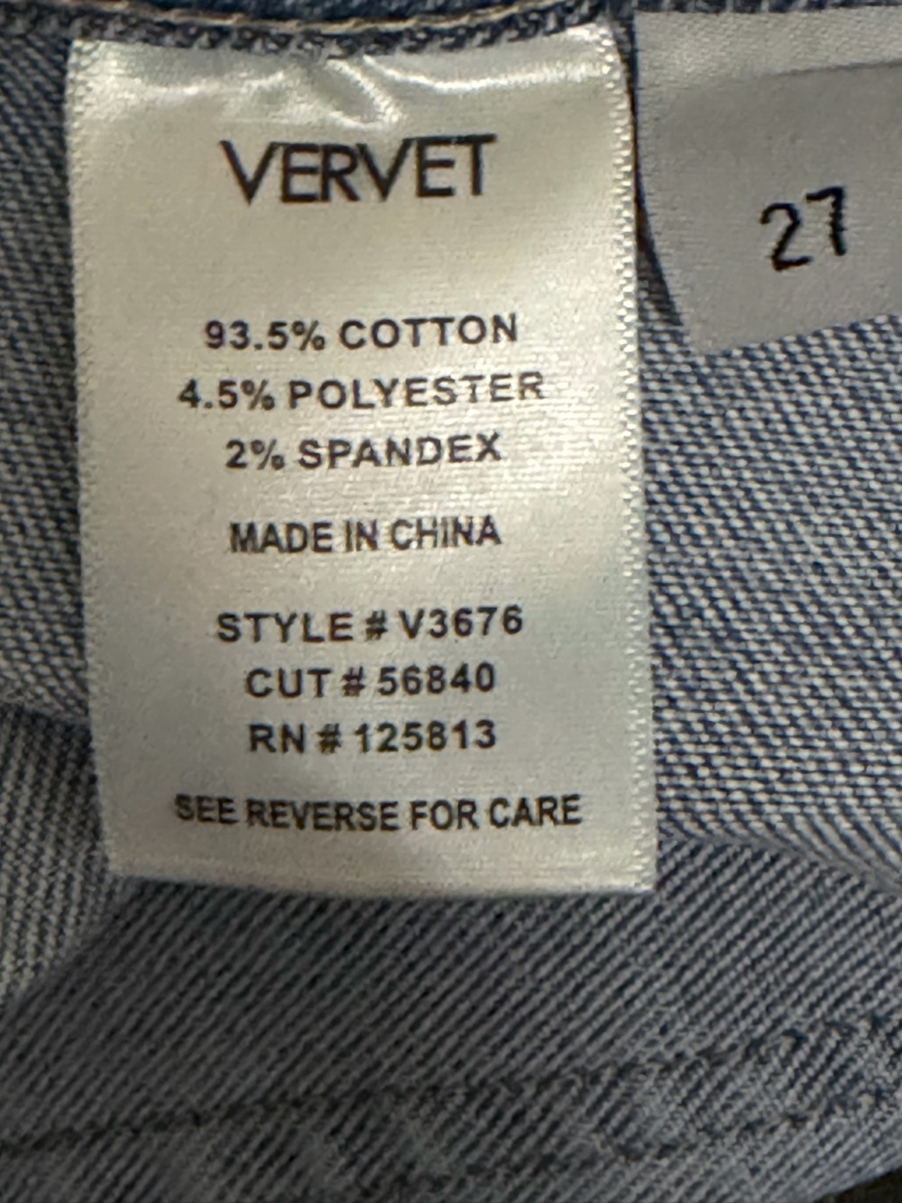Vervet Barrel Leg Jeans 27 Light Wash High Rise Cropped Curved Denim EUC - Picture 5 of 7